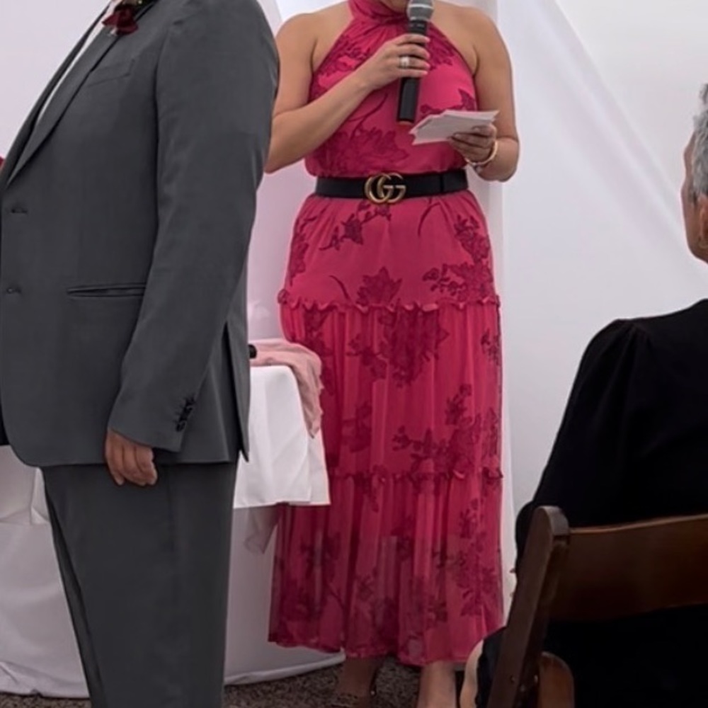 Pink Long Dress Worn Once